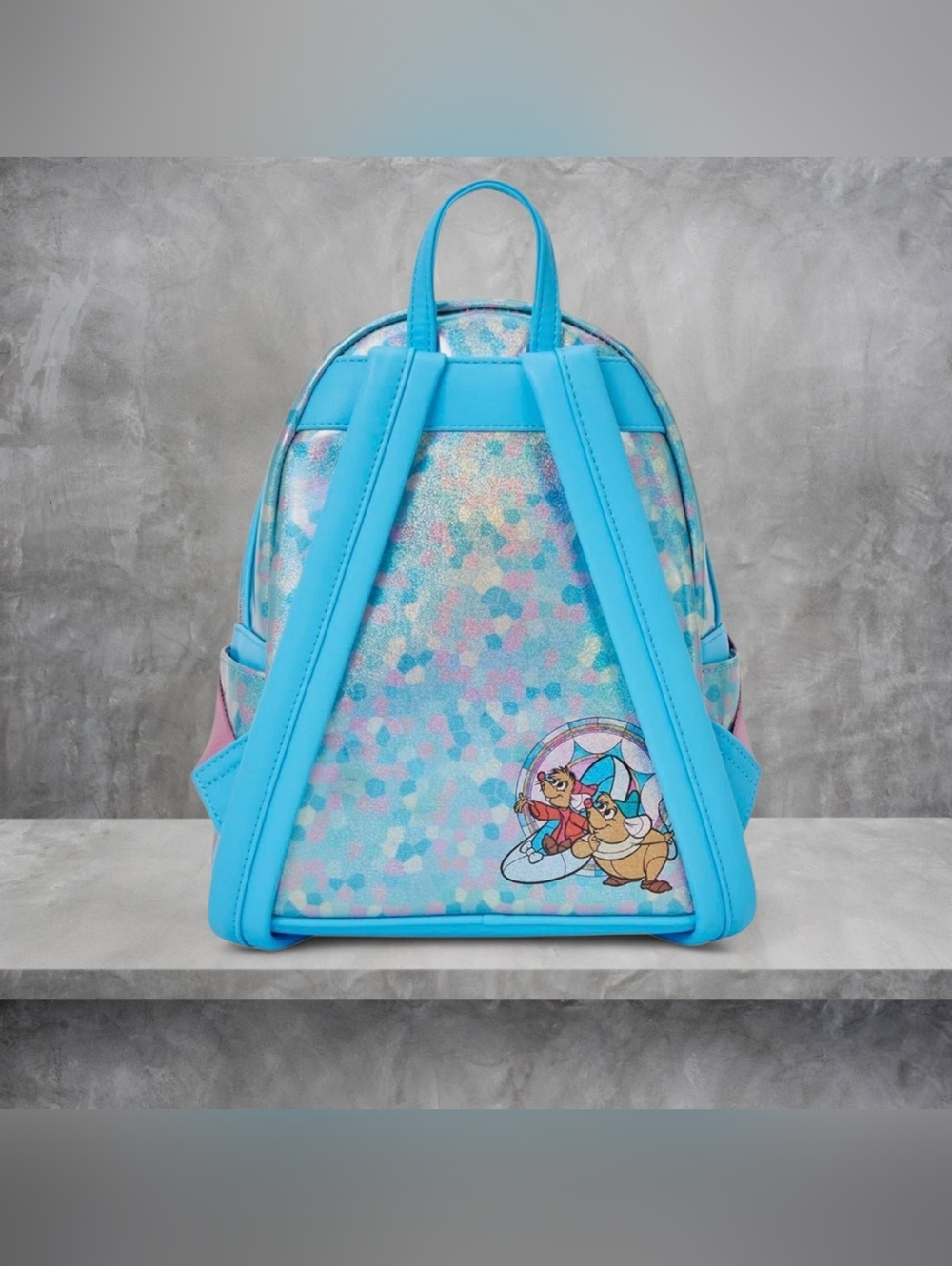 Loungefly Disney Princess Stained Glass Collection: Cinderella Backpack 💙 - Picture 3 of 5